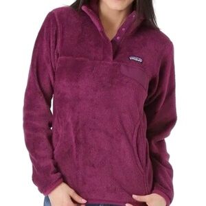 Purple Patagonia Polar-Tec Re-Tool Pullover